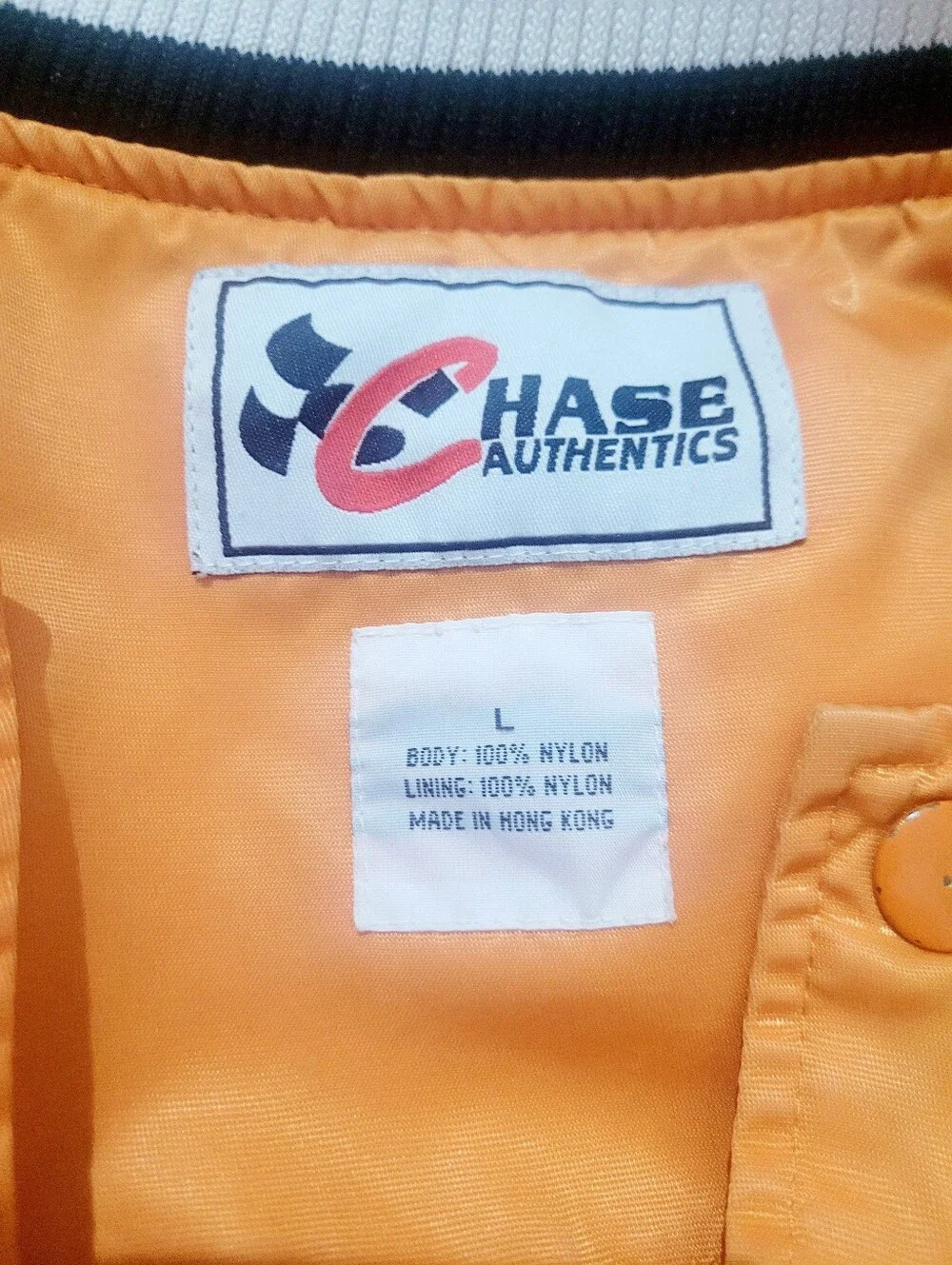 Vintage Chase Authentics Tony Stewart #20 Home Depot NASCAR Jacket Size Large